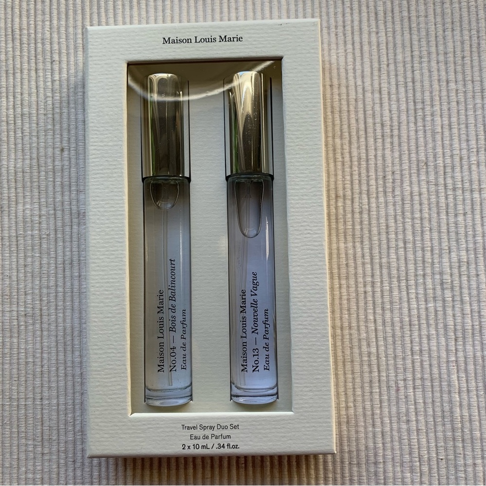 Maison Louis Marie No.04 & No.13 travel set.